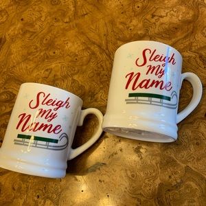 2 Sleigh My Name Mugs